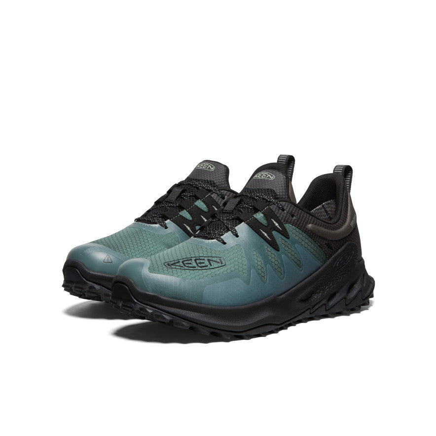 Men's Zionic Waterproof Hiking Shoe Dark Forest/Black - Image 2