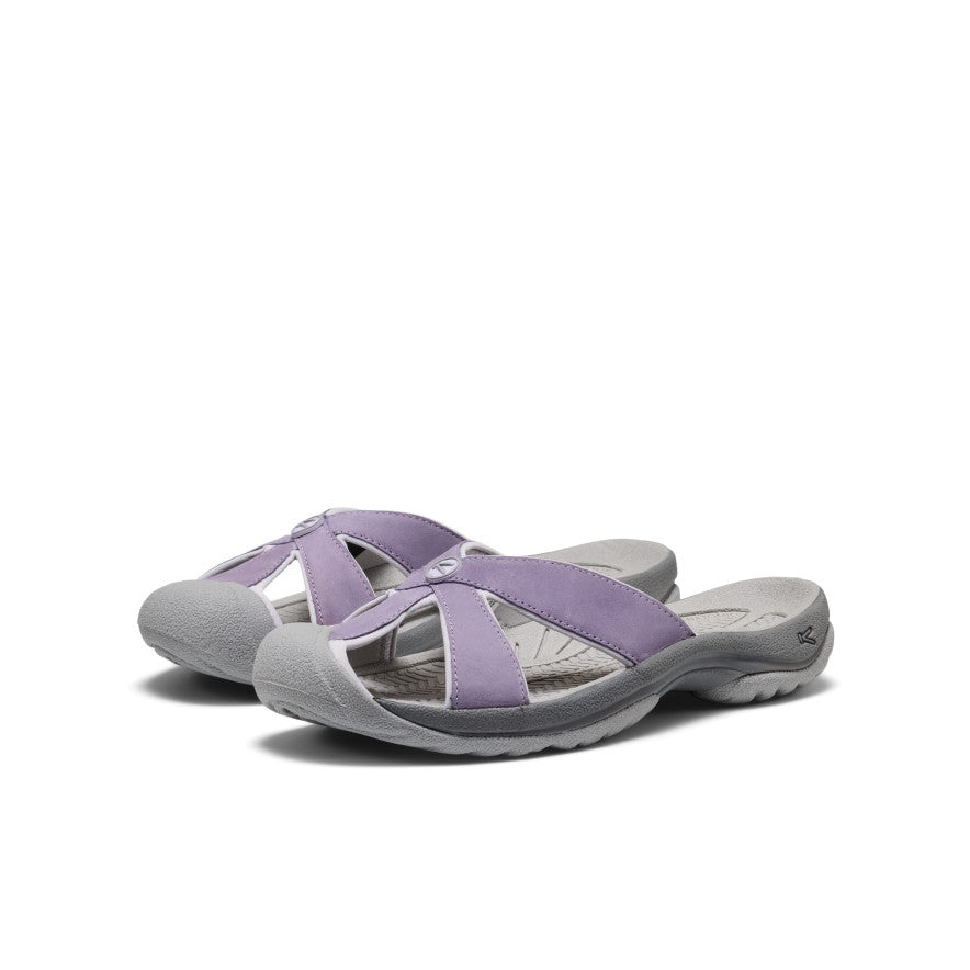 Sieviešu Bali ādas iešļūcenes Purple Haze/Steel Grey