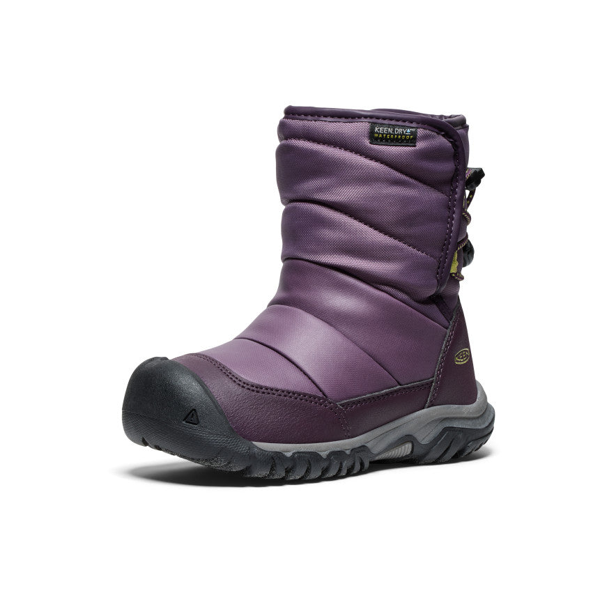 Mazuļu Puffrider ūdensnecaurlaidīgie ziemas zābaki Black Plum/Daiquiri Green