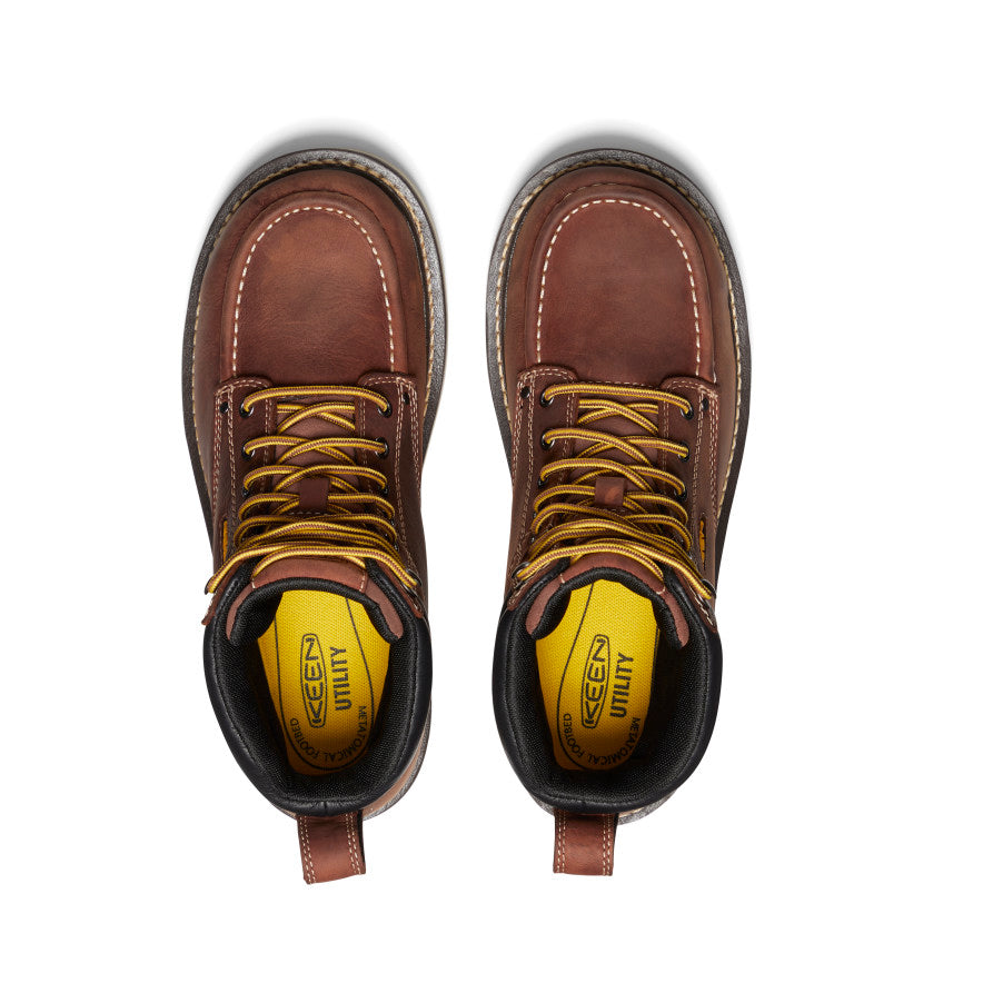 Vīriešu 6 collu ūdensnecaurlaidīgie zābaki Cincinnati (mīkstais purngals) Tuscan Red/Sandshell