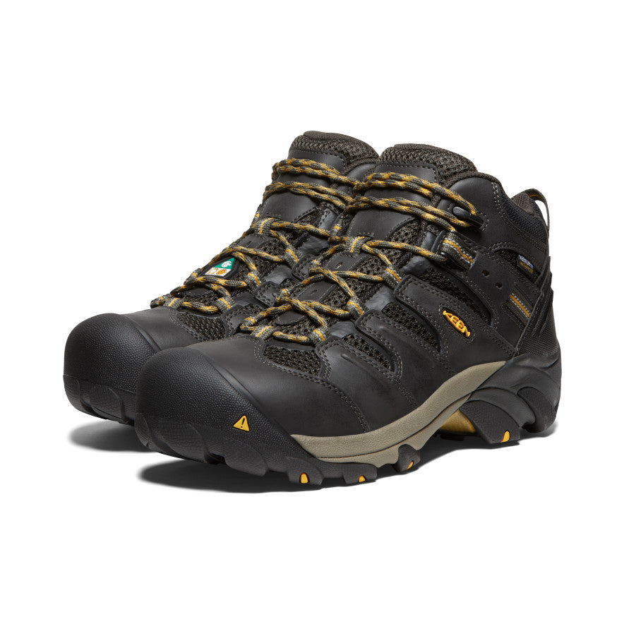 Men's CSA Lansing Mid Waterproof (Steel Toe) Raven/Tawny Olive - Image 2
