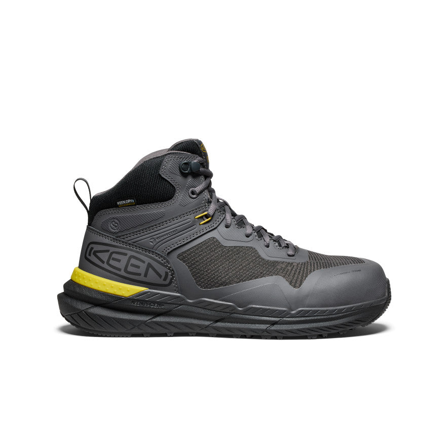 Men's Synchro Waterproof Work Boot (Carbon Toe) Magnet/Black