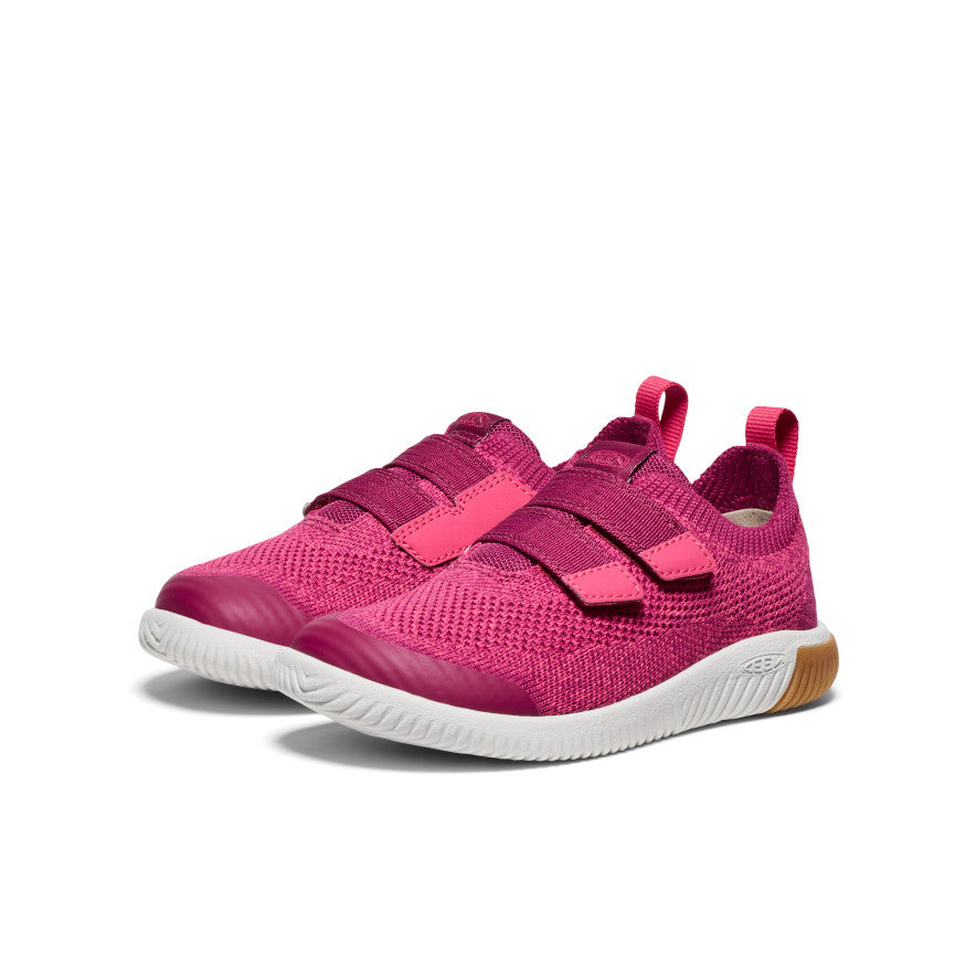 Little Kids' KNX Knit Double Strap Beaujolais/Raspberry - Image 2