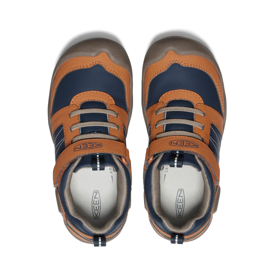 Big Kids' Knotch Peak Sneaker KEEN Maple/Sky Captain