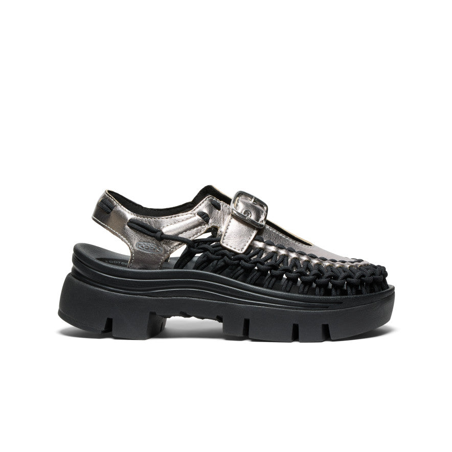 Uniseksa UNEEK PLT Mary Jane kedas Silver/Black