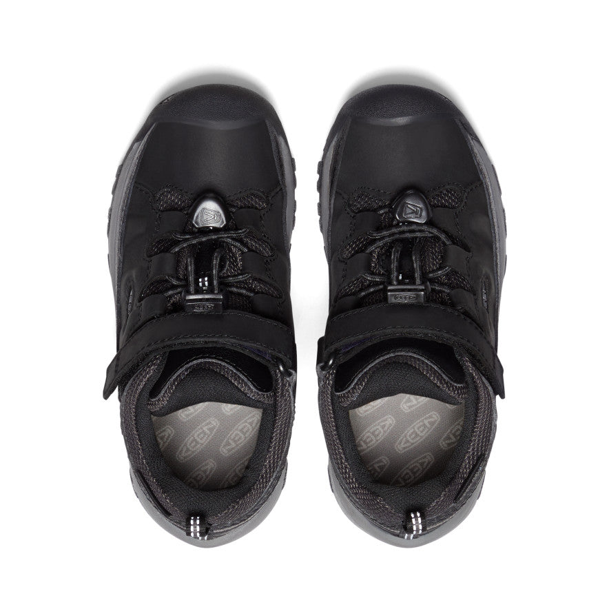 Mazo bērnu Targhee ūdensnecaurlaidīgie apavi Black/Steel Grey
