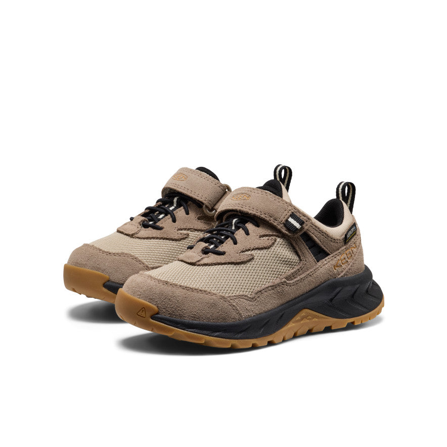 Bērnu ūdensnecaurlaidīgi pārgājienu apavi “Hightrail” Brindle/Oak Buff - Attēls 2