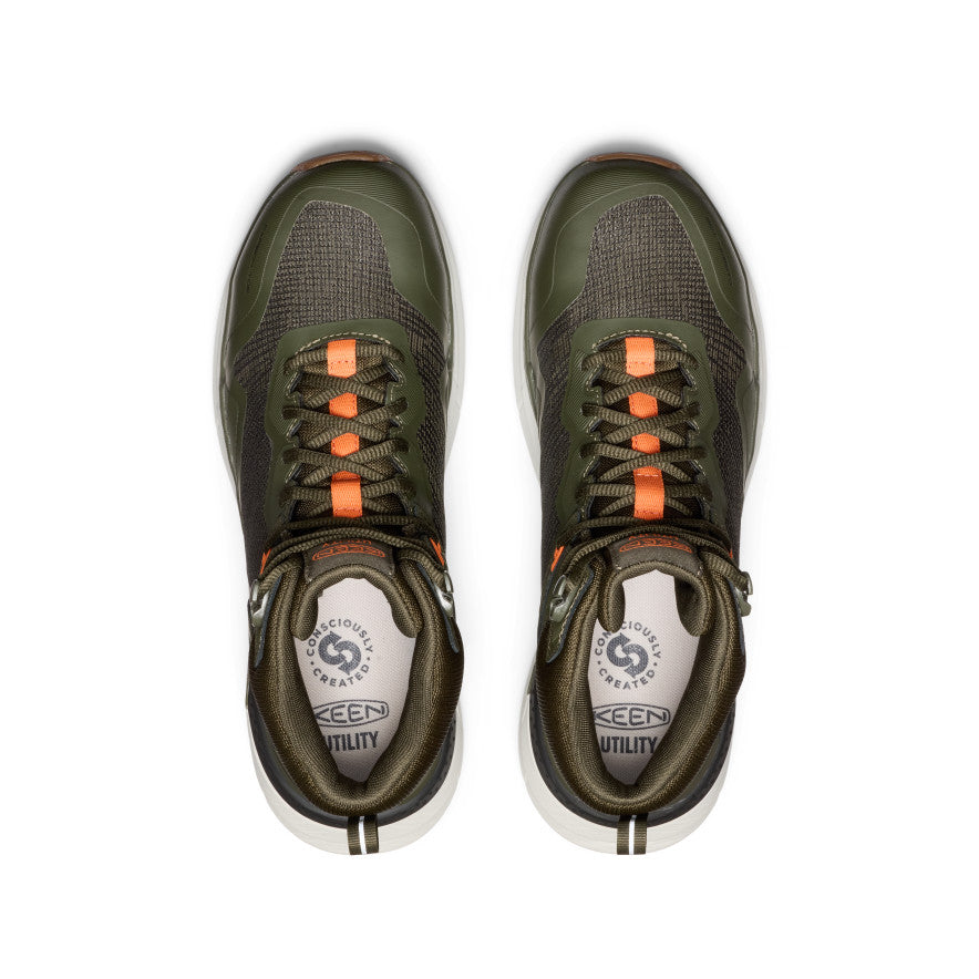 Men's Synchro Waterproof Work Boot (Carbon Toe) Forest Night/Gum - Image 4