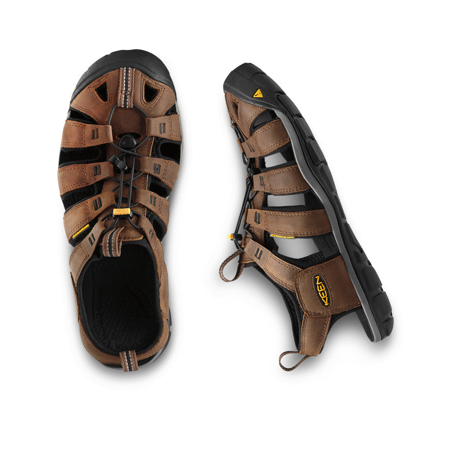 Vīriešu sandales "Clearwater CNX Leather" Dark Earth/Black