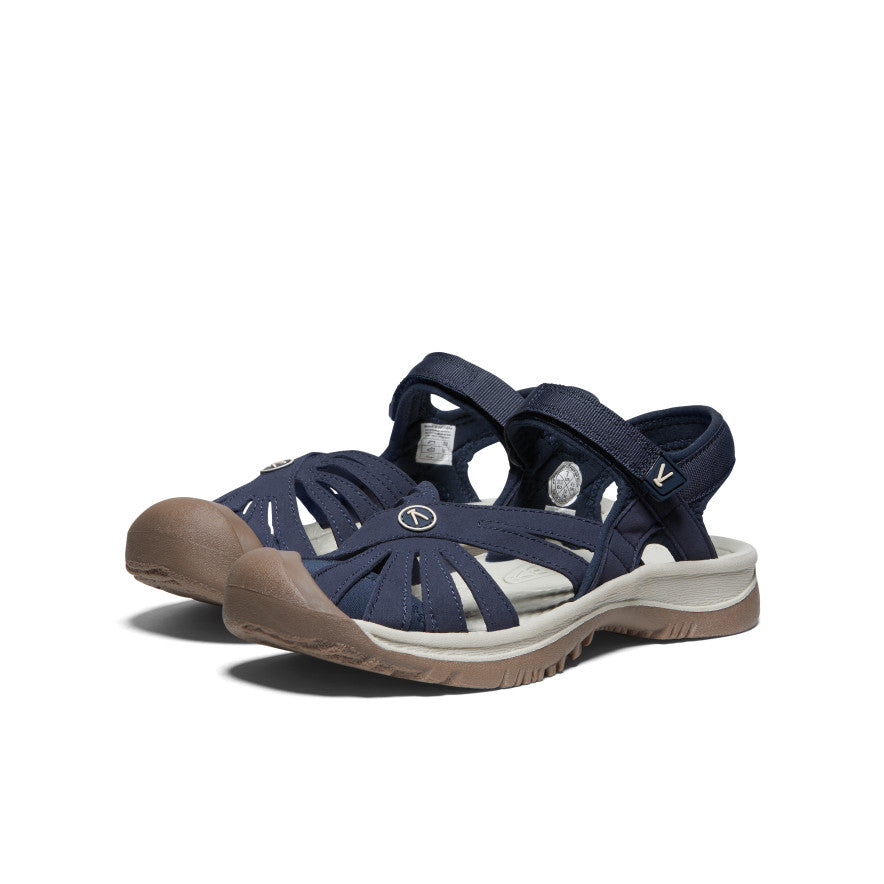 Sieviešu sandaļkurpes "Rose" Navy - Attēls 2
