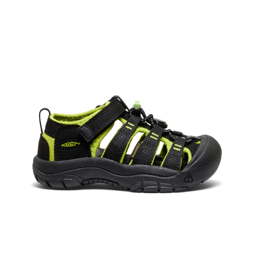 Little Kids' Newport H2 Black/Lime Green