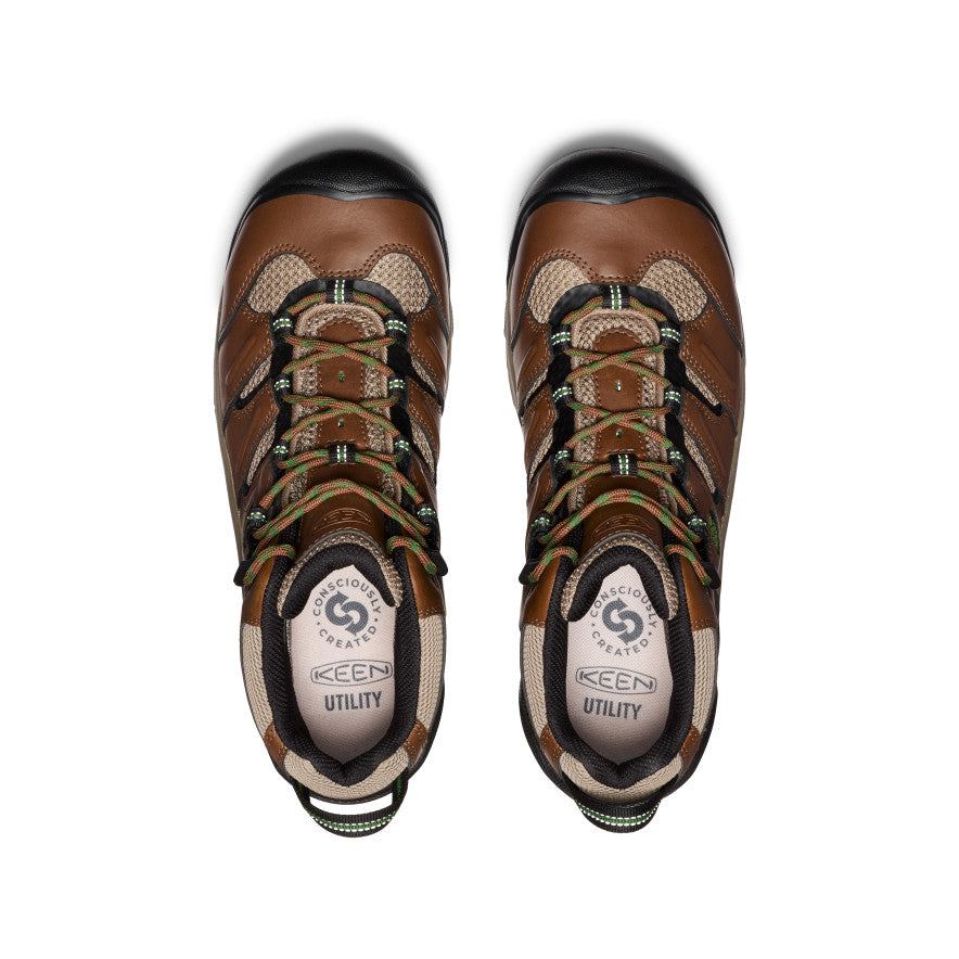 Vīriešu Lansing Mid Waterproof (ar tērauda purngalu) Bison/Black