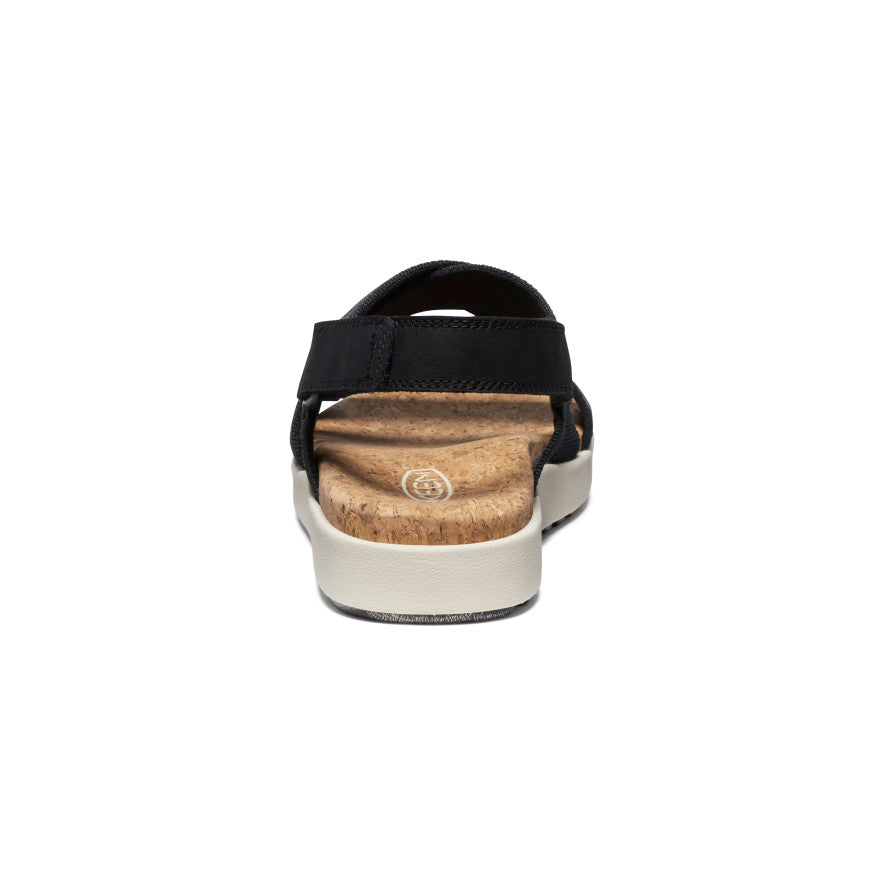 Women's Elle Criss Cross Sandal Black/Birch - Image 5