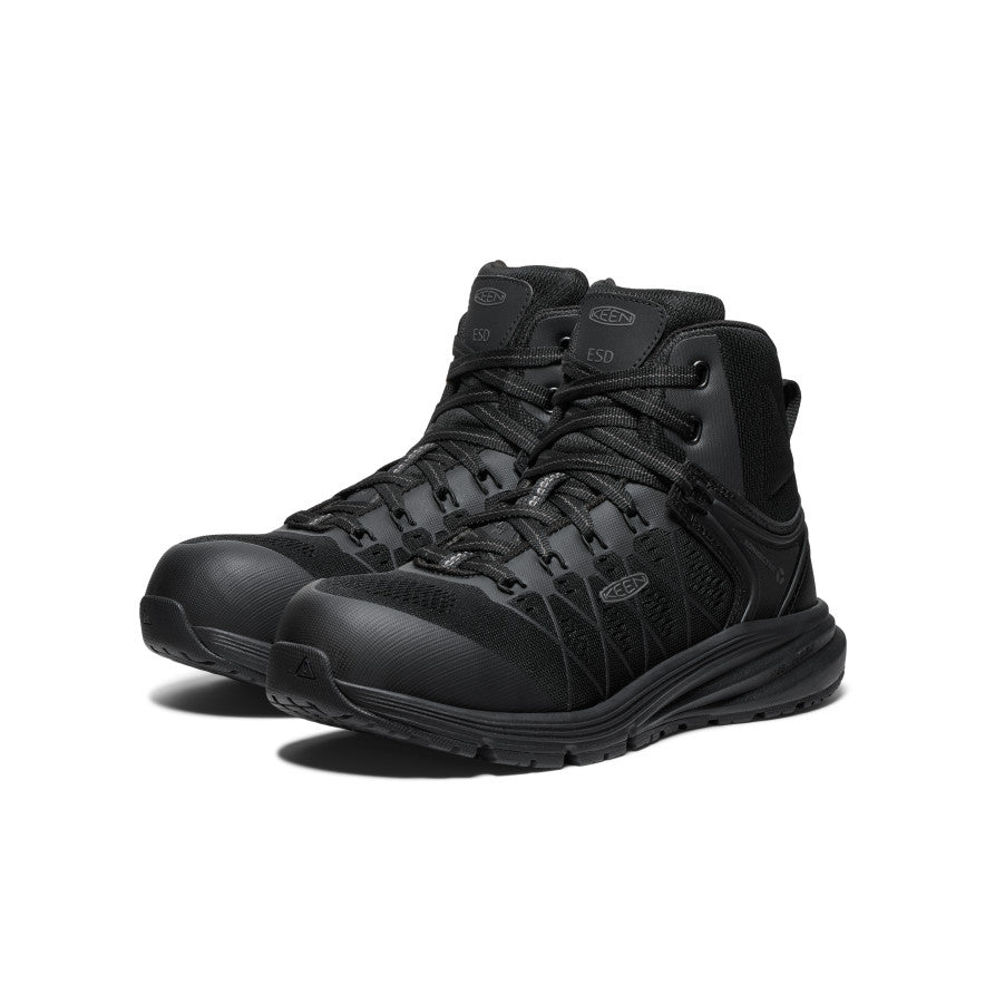 Sieviešu Vista Energy Mid ESD (oglekļa purngals) Black/Black - Attēls 2