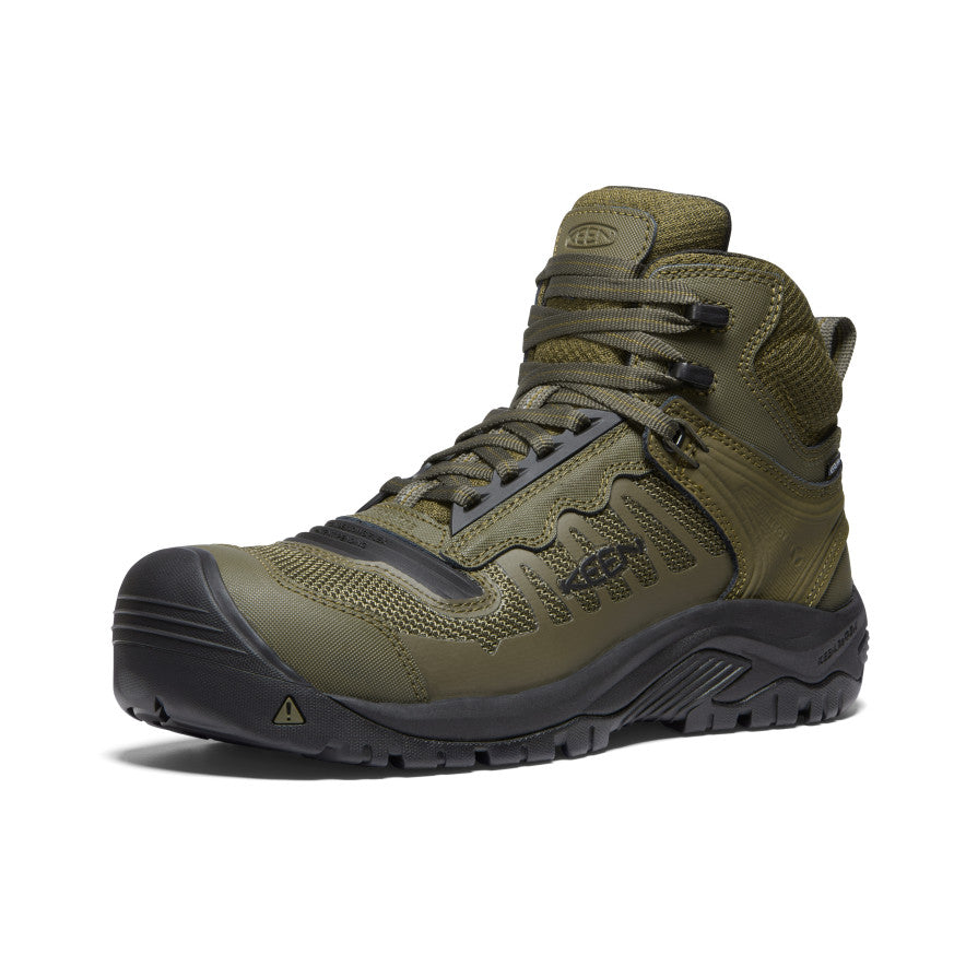 Vīriešu Reno Mid Waterproof (ar oglekļa purngalu) Dark Olive/Black