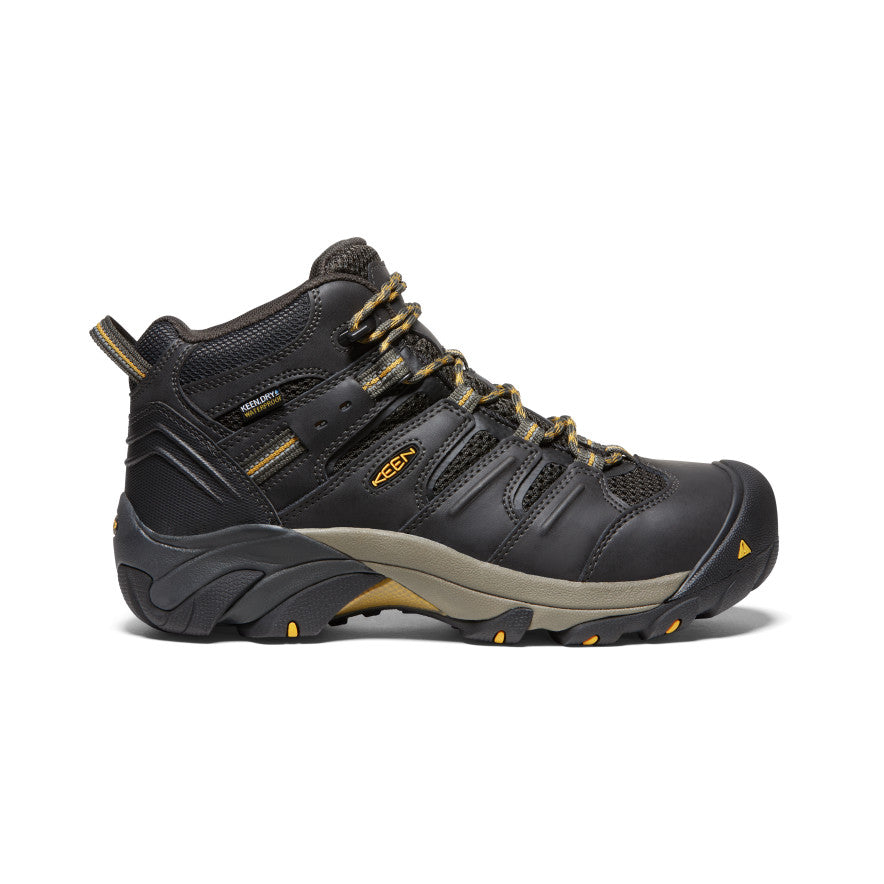 Men's CSA Lansing Mid Waterproof (Steel Toe) Raven/Tawny Olive - Image 1