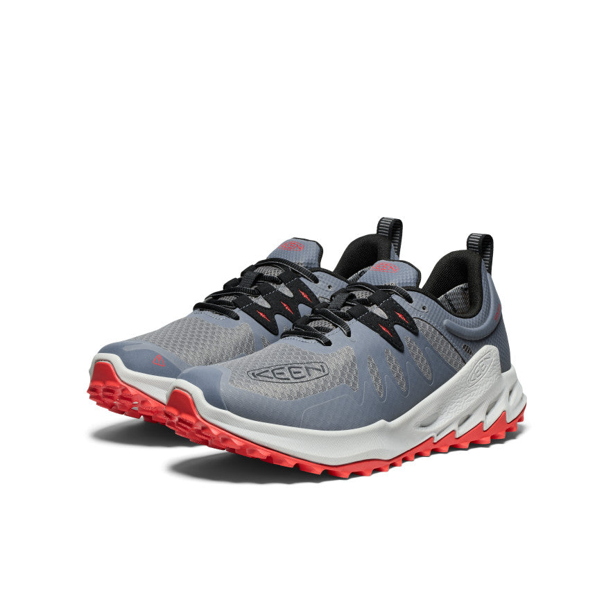 Men's Zionic Waterproof Hiking Shoe Steel Grey/Poppy Red