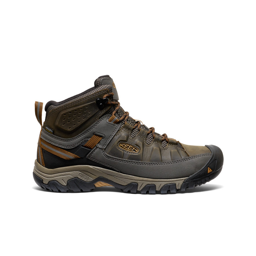 Men's Targhee III Waterproof Mid Wide Black Olive/Golden Brown - Image 1