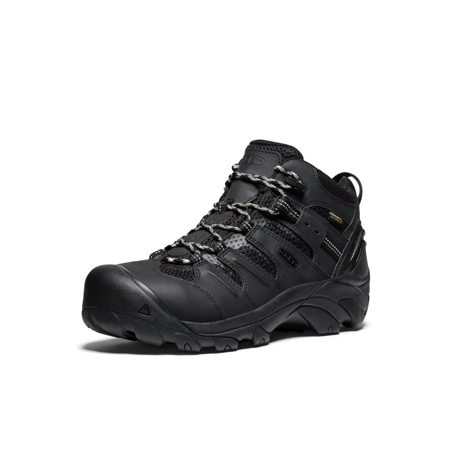 Vīriešu Lansing Mid Waterproof (ar tērauda purngalu) Black/Black