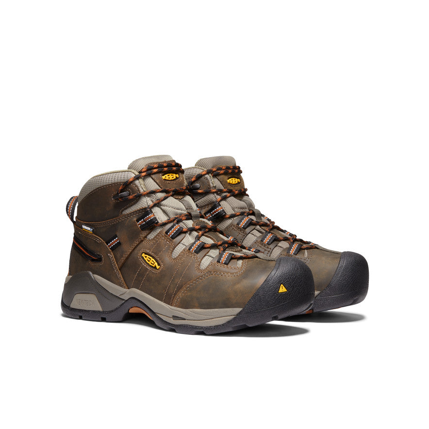 Black Olive/Leather Brown