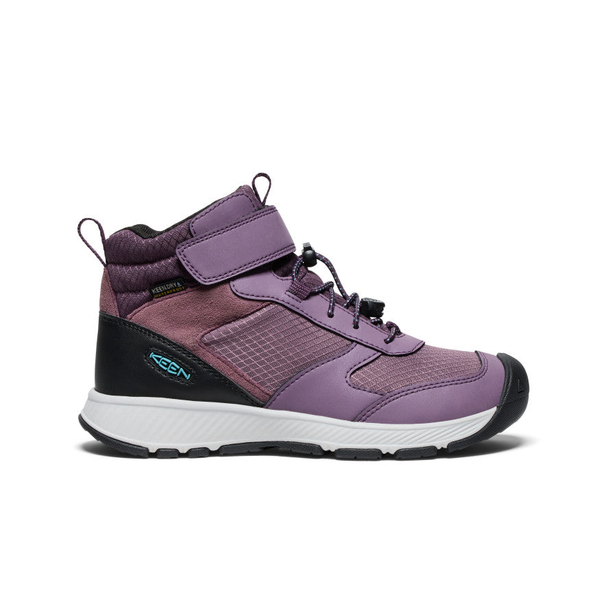 Big Kids' Skua Waterproof Boot Black Plum/Plum Perfect