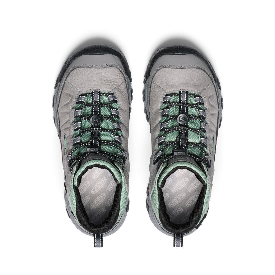 Lielo bērnu ūdensnecaurlaidīgie pārgājienu zābaki Targhee IV Alloy/Granite Green