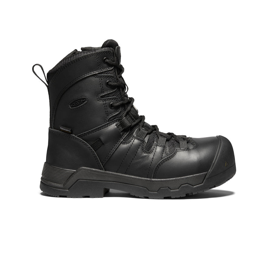Sieviešu CSA Ošavas 8" ūdensnecaurlaidīgie zābaki ar sānu rāvējslēdzēju (ar oglekļa purngalu) Black/Black - Attēls 1
