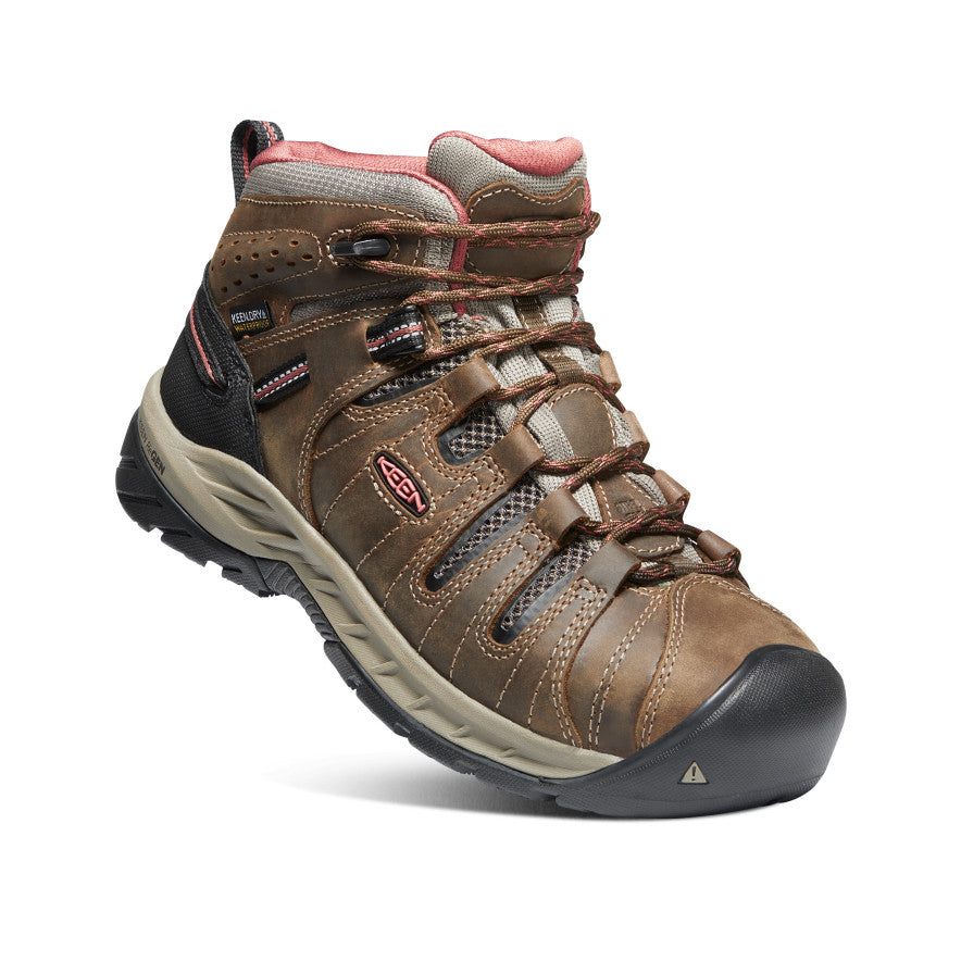 Women's Flint II Waterproof Boot (Soft Toe) Cascade Brown/Brick Dust - Image 3