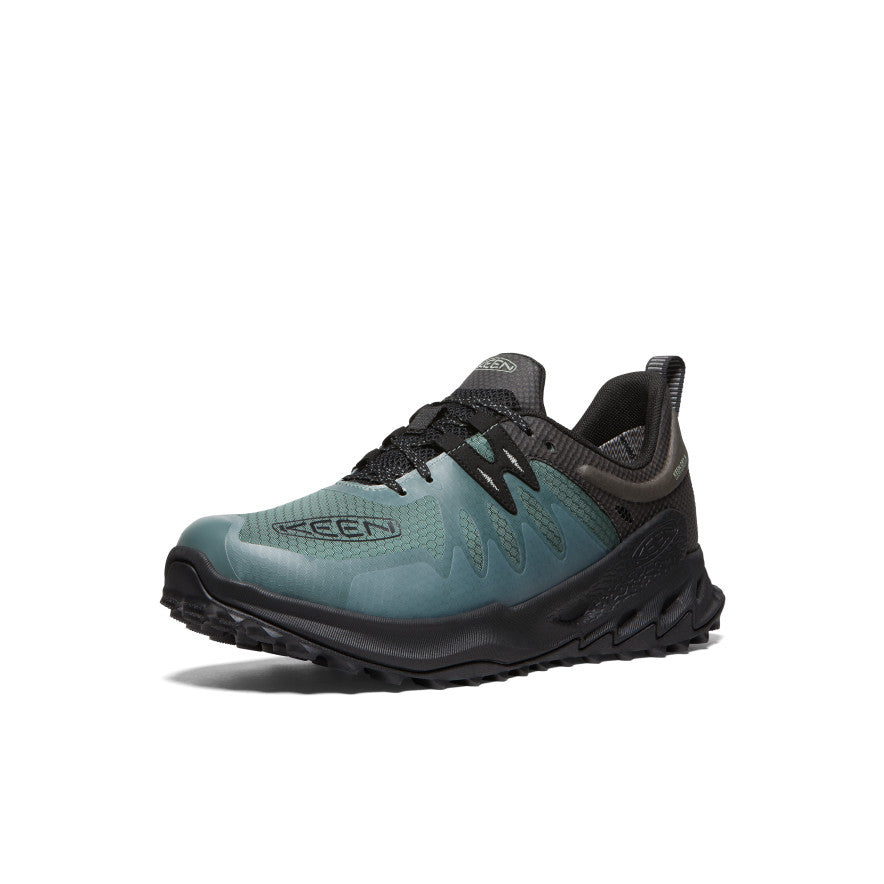 Men's Zionic Waterproof Hiking Shoe Dark Forest/Black - Image 3