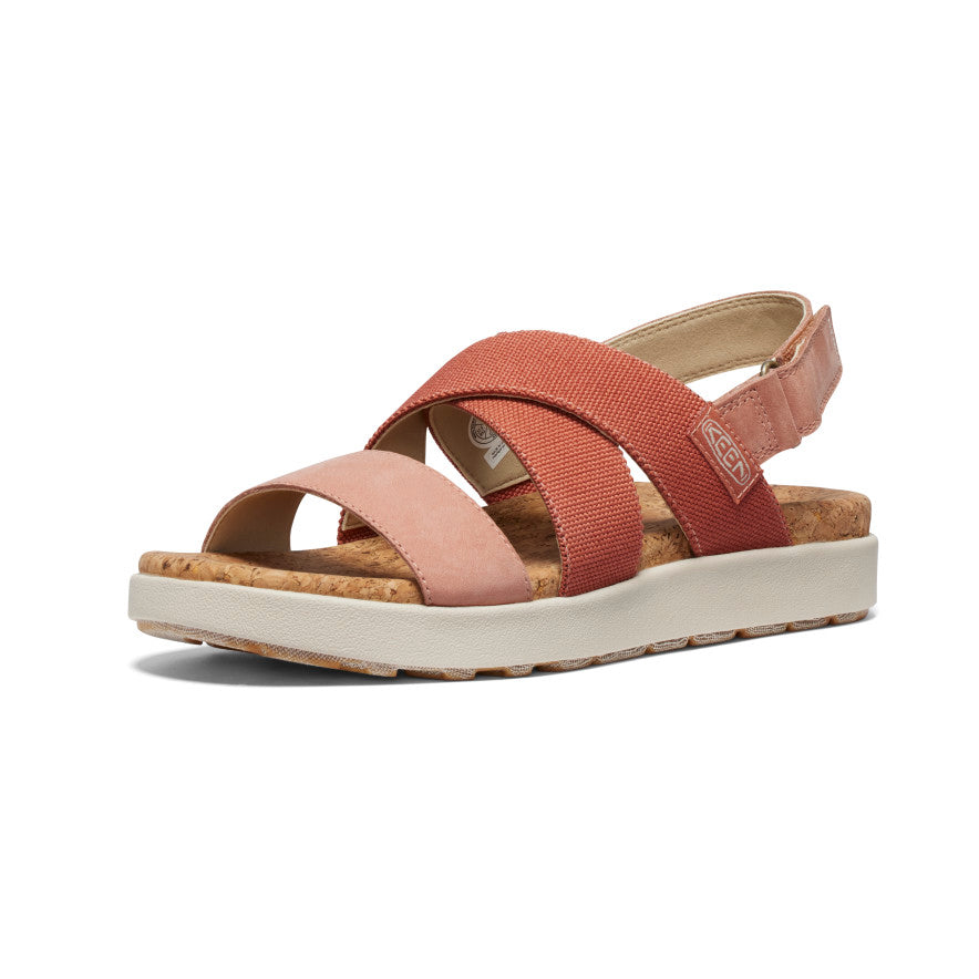 Women's Elle Criss Cross Sandal Baked Clay/Cork