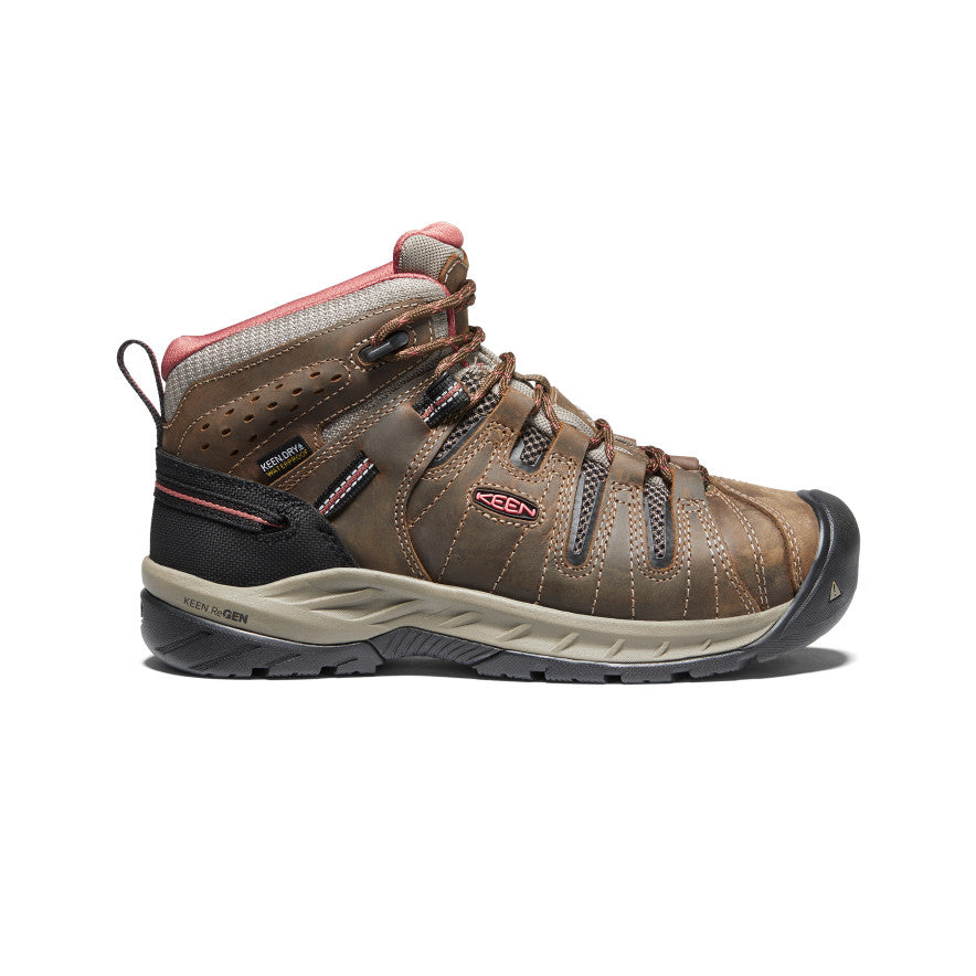 Women's Flint II Waterproof Boot (Soft Toe) Cascade Brown/Brick Dust - Image 1