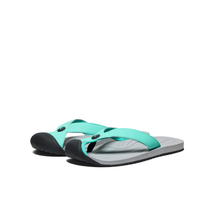 Women's Barbados Flip-Flop Pool Blue/Bright Aqua - Image 2