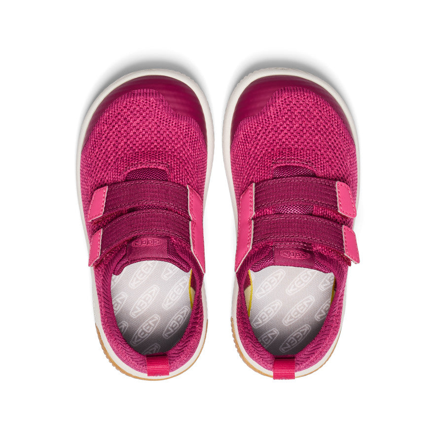 Little Kids' KNX Knit Double Strap Beaujolais/Raspberry - Image 4