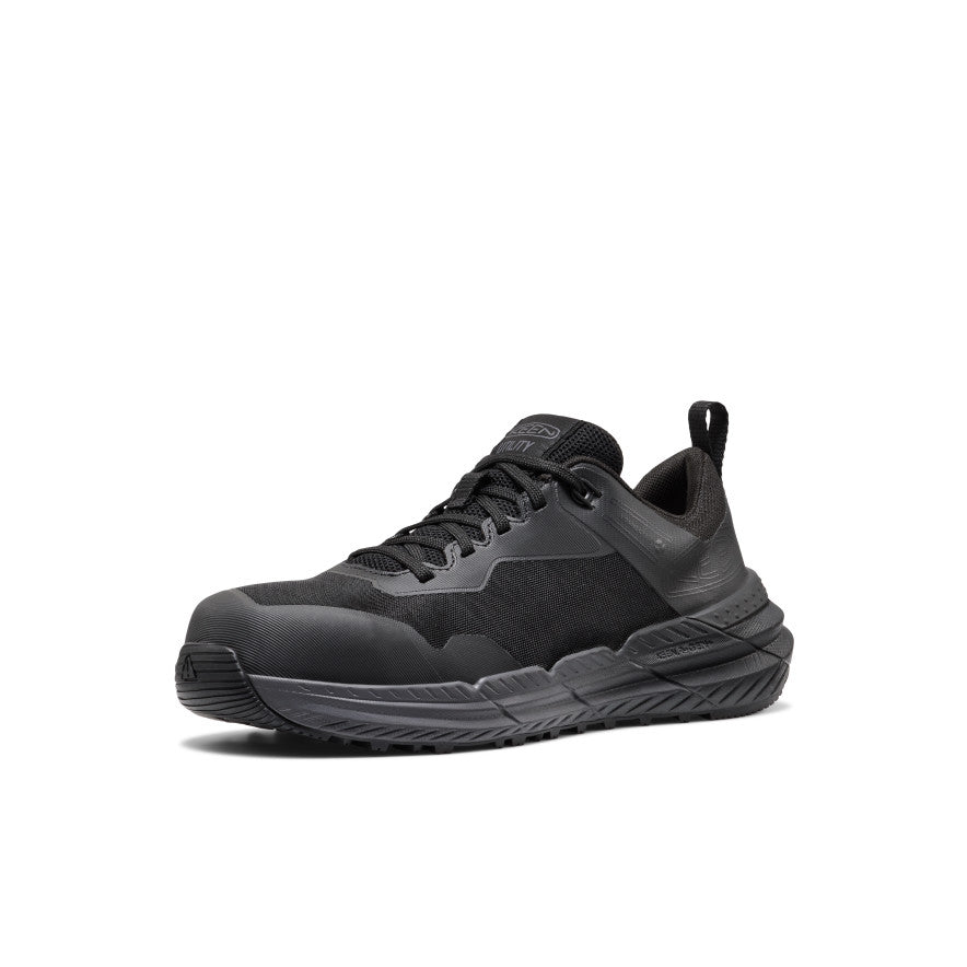 Women's Speedworks ESD Work Sneaker (Carbon Toe) Black/Black