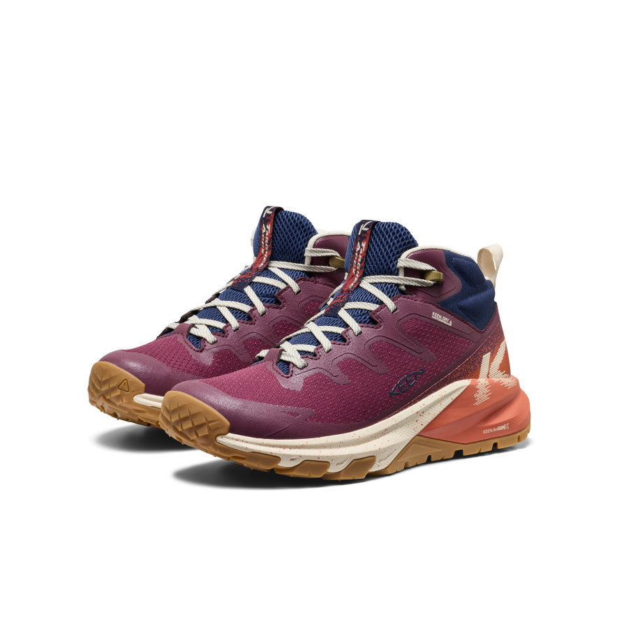 Women's Targhee Apex Waterproof Hiking Boot Fig/Burnt Brick - Image 2