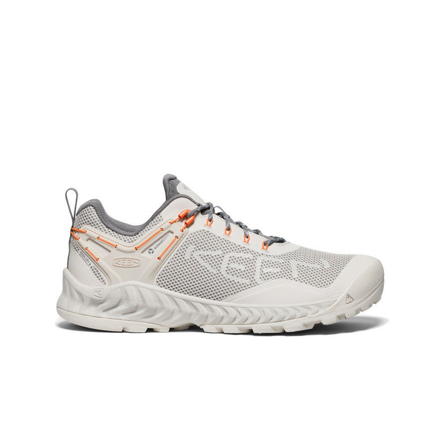 Men's NXIS EVO Waterproof Shoe Silver Lining/Scarlet Ibis