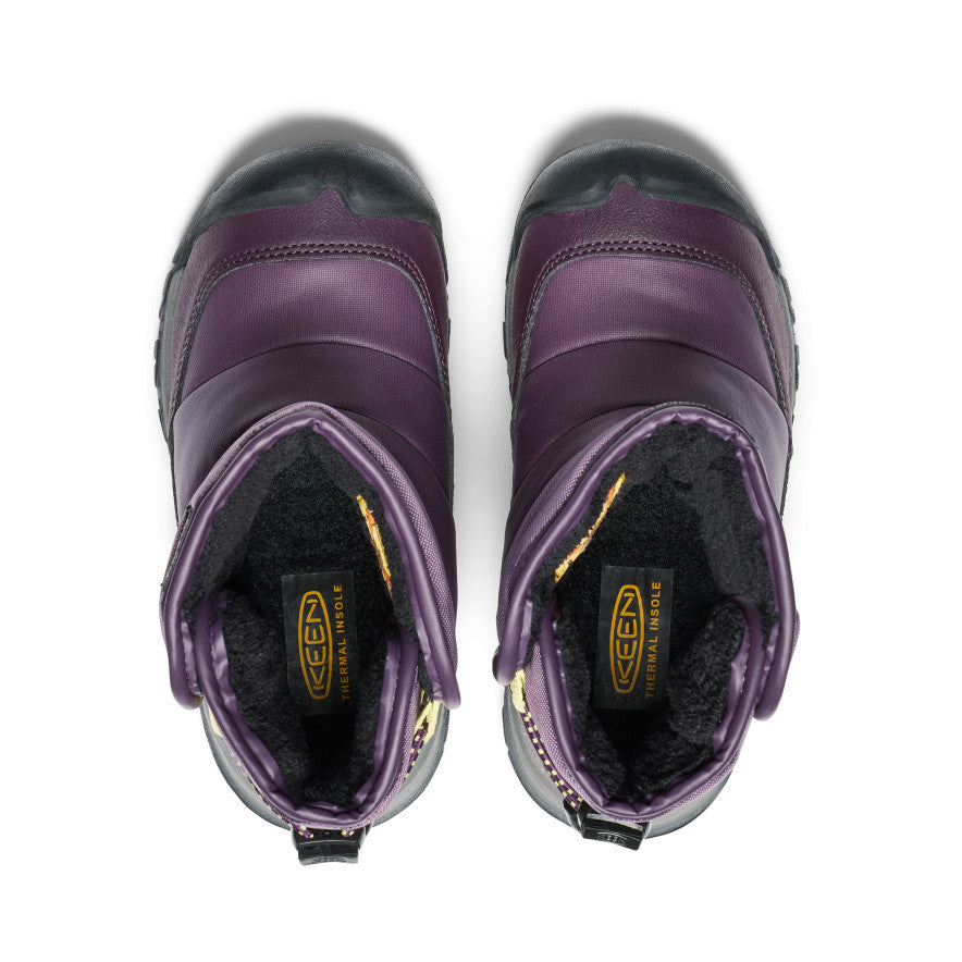 Mazuļu Puffrider ūdensnecaurlaidīgie ziemas zābaki Black Plum/Daiquiri Green