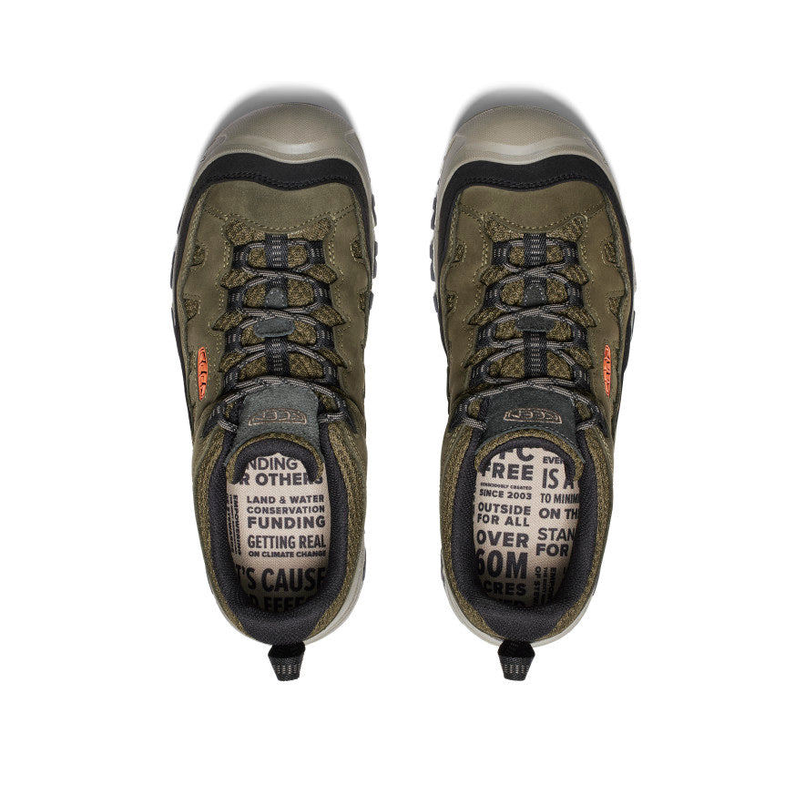 Dark Olive/Gold Flame