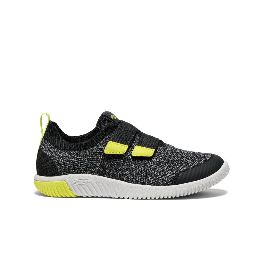 Big Kids' KNX Knit Double Strap Black/Evening Primrose