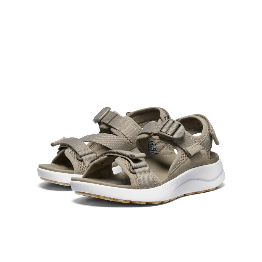 Sieviešu Elle Sport sandales ar siksniņām aizmugurē Brindle/Star White