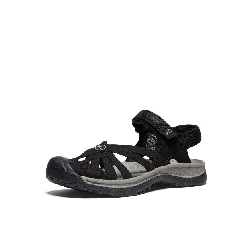 Sieviešu sandaļkurpes "Rose" Black/Neutral Gray