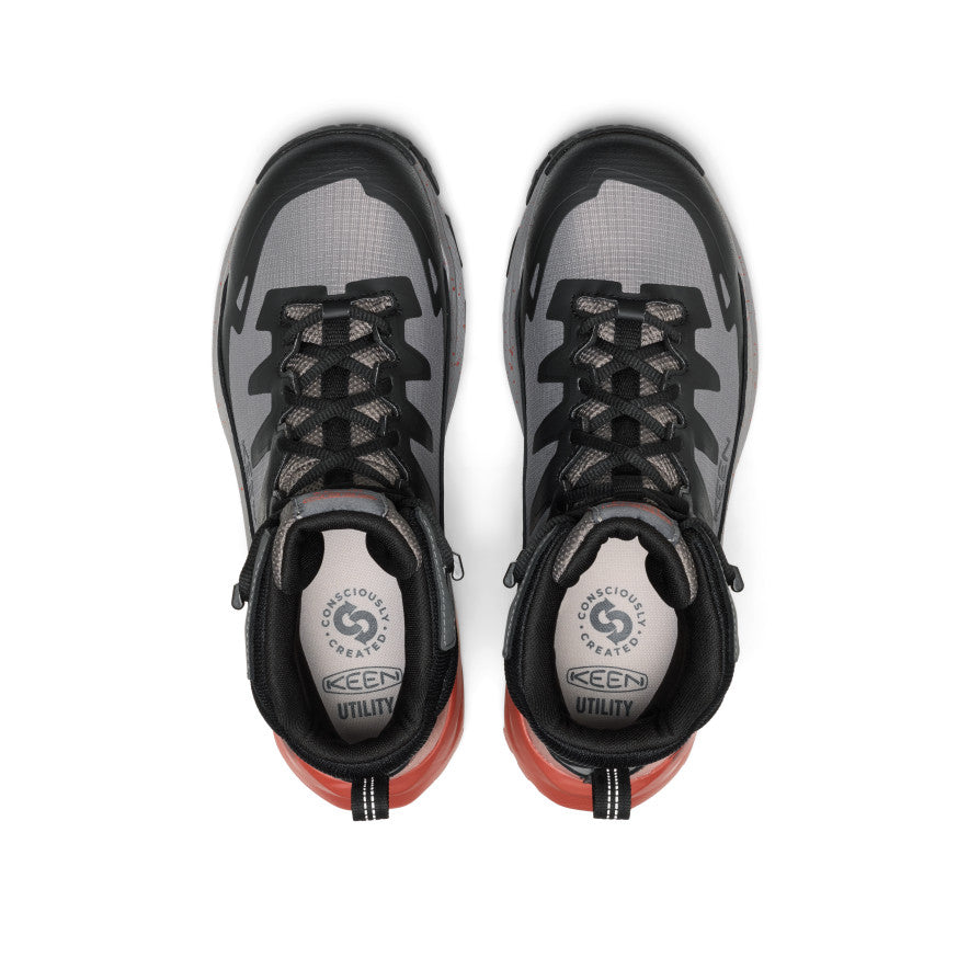 Vīriešu ūdensdrošie darba zābaki Targhee Blur (ar oglekļa šķiedras purngalu) Steel Grey/Black