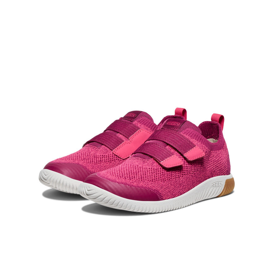 Big Kids' KNX Knit Double Strap Beaujolais/Raspberry - Image 2