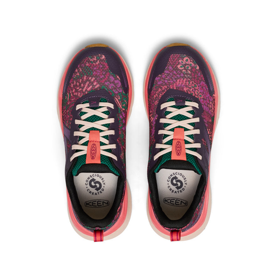 Sieviešu pārgājienu apavi Leiki Speed Plum Perfect/Floral