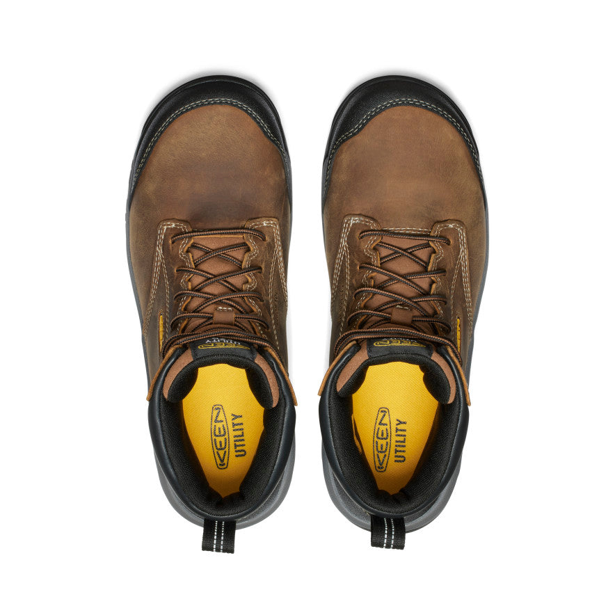Men's Evanston 6" ESD Boot (Carbon Toe) Bison/Black - Image 4