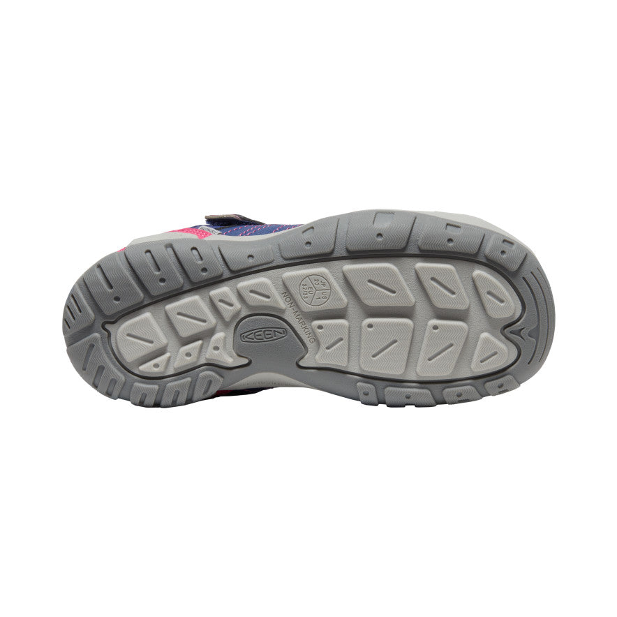 Big Kids' Knotch Peak Sneaker Blue Depths/Pink Peacock - Image 5