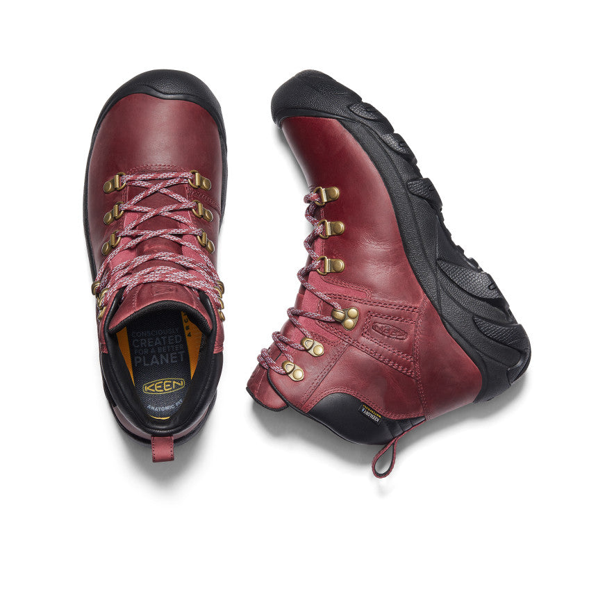 Sieviešu ūdensnecaurlaidīgie pārgājienu zābaki "Pyrenees" Tibetan Red/Black