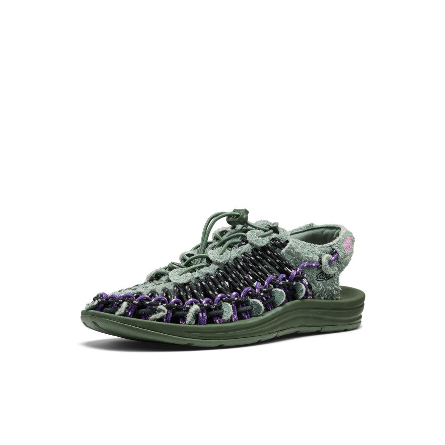 Uniseksa UNEEK Leather Henrik Vibskov sporta apavi Green Spring - Attēls 3