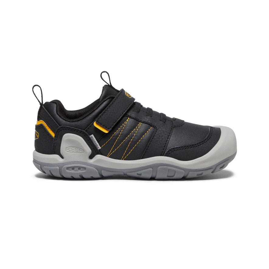 Big Kids' Knotch Peak Sneaker Black/Keen Yellow