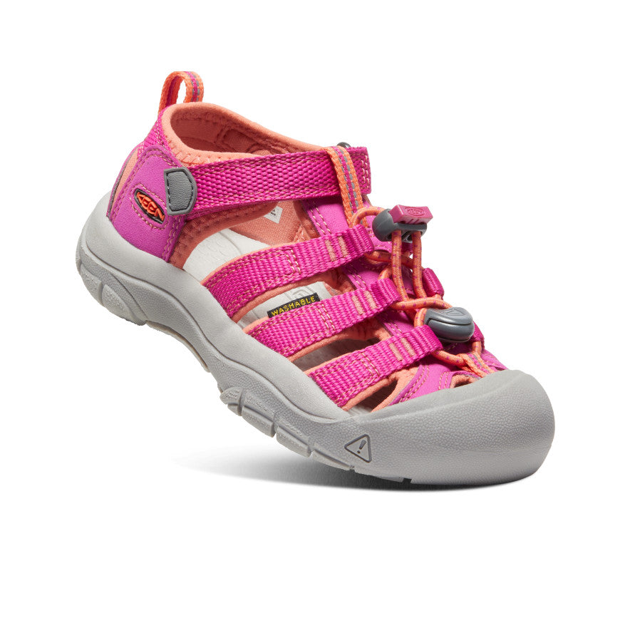 Little Kids' Newport H2 Very Berry/Fusion Coral - Image 3